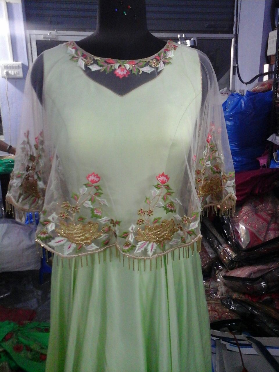 Light Green Fancy Gown