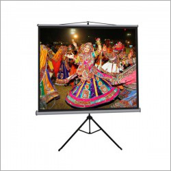 84 Inch Tripod Projector Screen Brightness: 3300 Ims