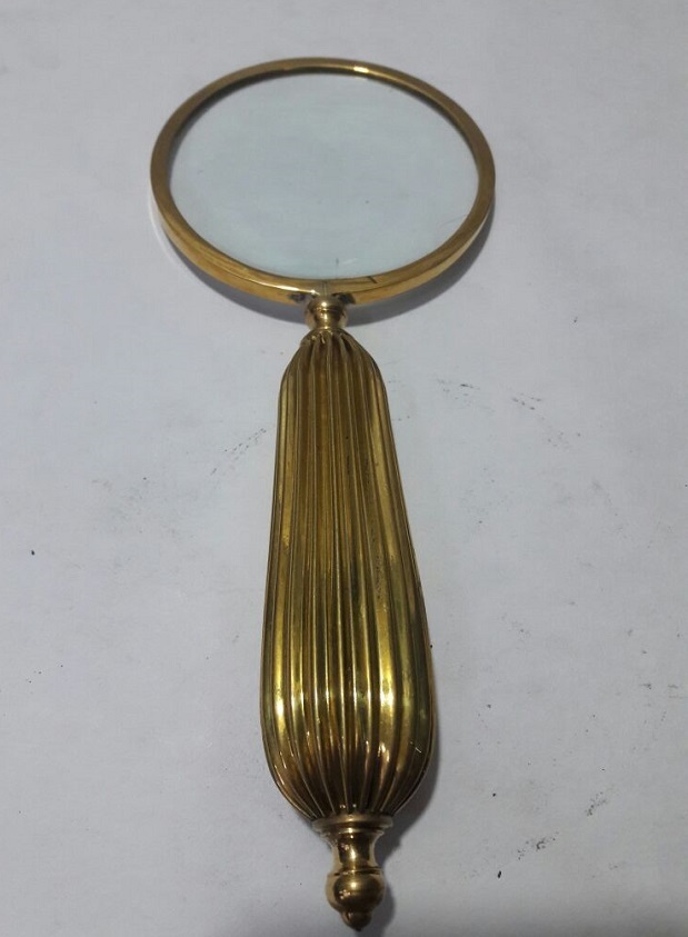 Gold Flower Antique Large Magnifying Glass Dimension(l*w*h): Customize