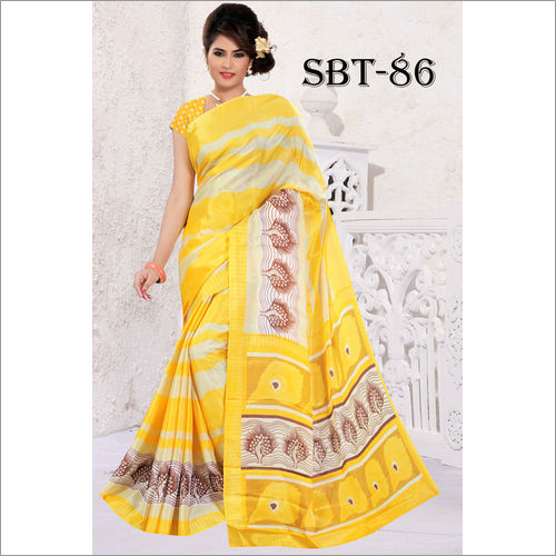 Multicolour Fancy Light Weight Silk Saree