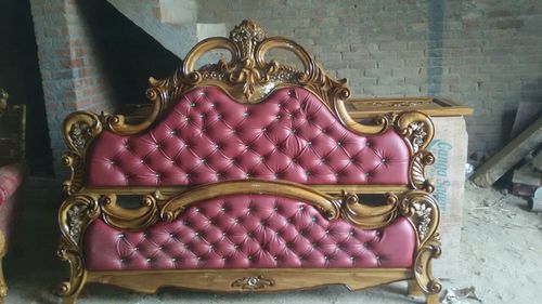 रॉयल महाराजा टीकवुड डबल बेड