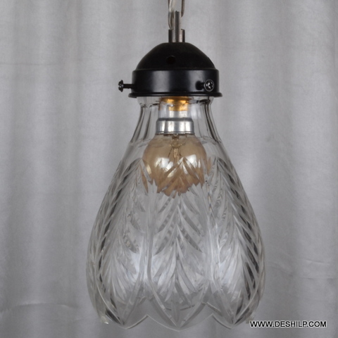 पारदर्शी एंटीक ग्लास कट वॉल हैंगिंग