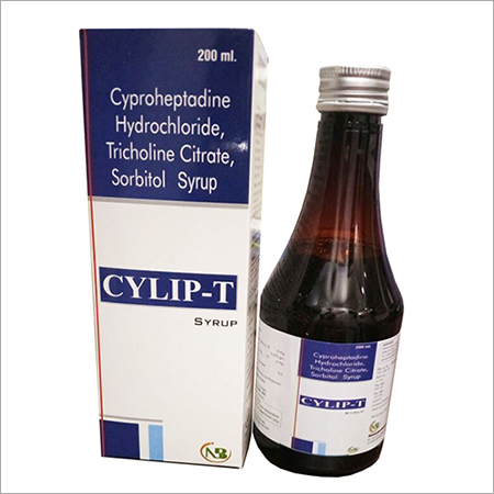 Cyproheptadine Hydrochloride Tricholine Citrate & Sorbitol Syrup
