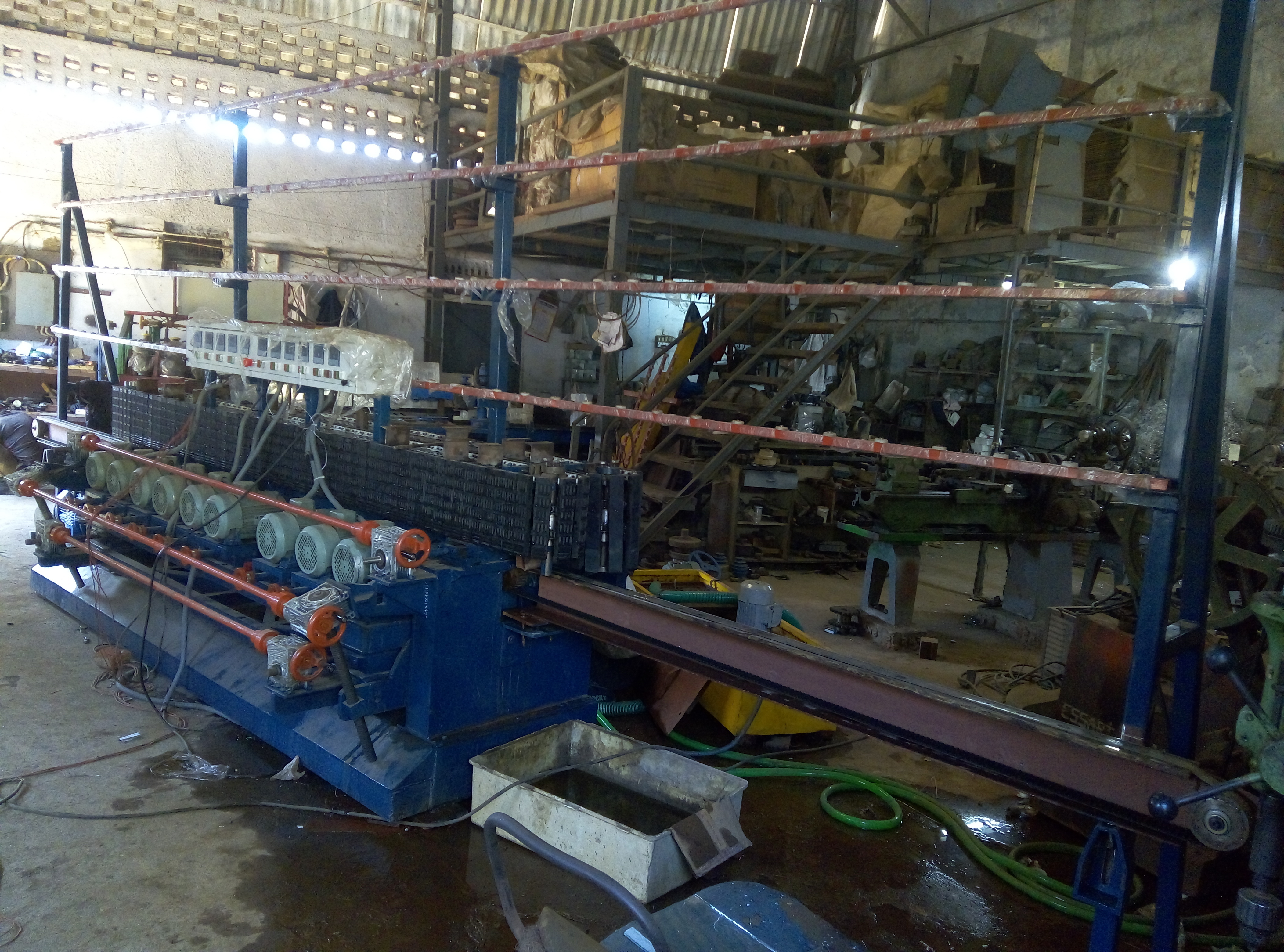 Glass Beveling Machine - 30 Hp Power, 6 To 8 Feet Cutting Size | Eco-friendly, High Efficiency, Multiple Process Capabilities
