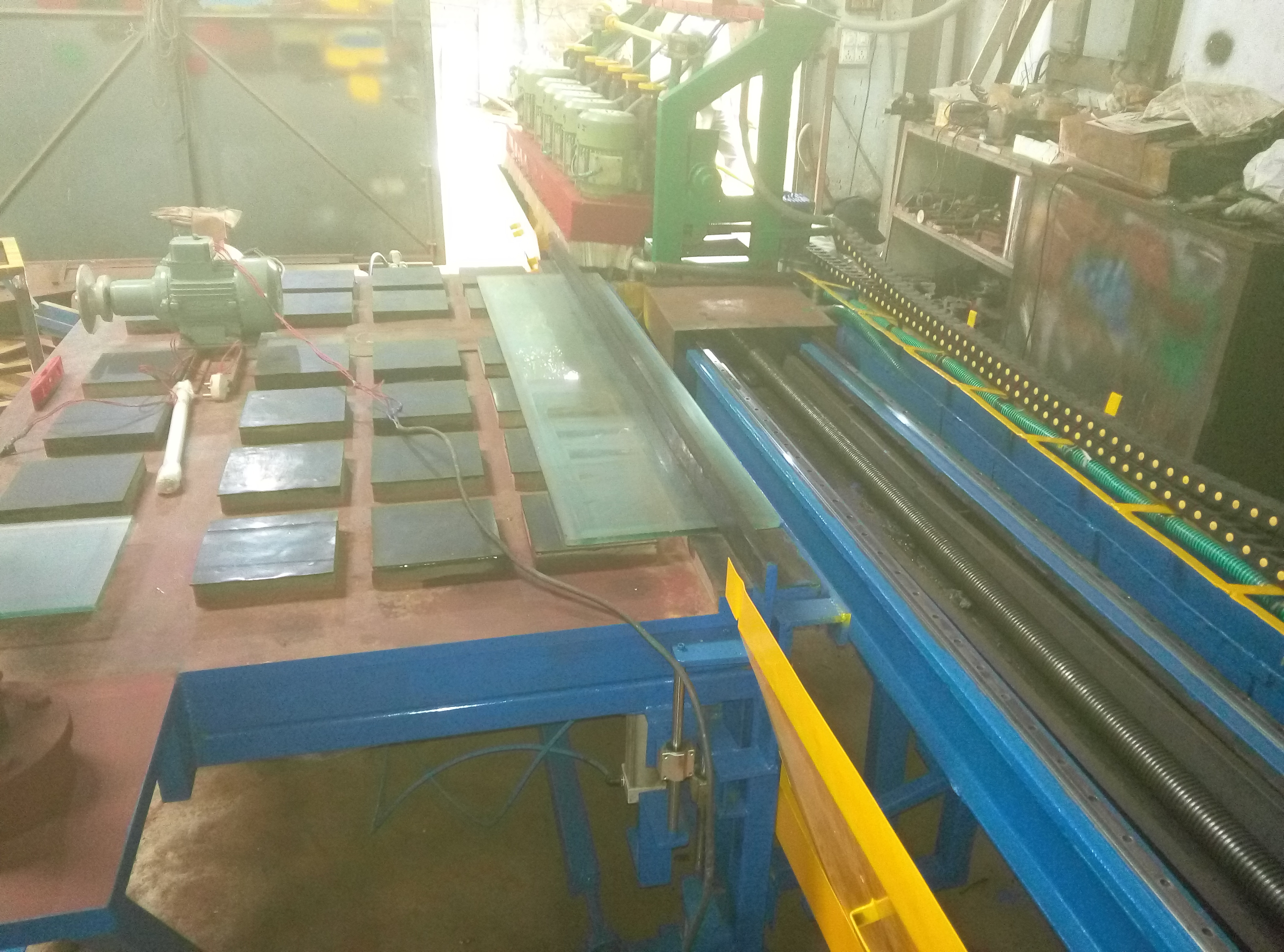 Glass Beveling Machine - 30 Hp Power, 6 To 8 Feet Cutting Size | Eco-friendly, High Efficiency, Multiple Process Capabilities