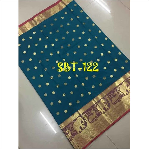 Multicolour Fancy Silk Saree