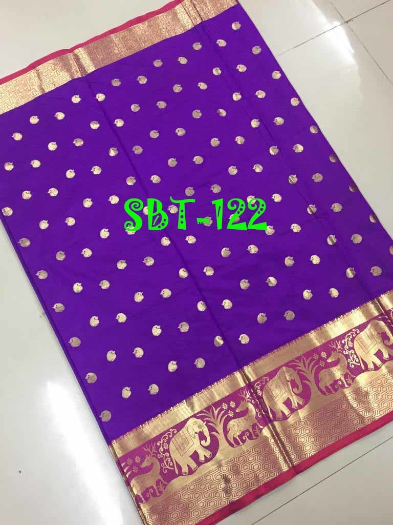 Multicolour Fancy Silk Saree