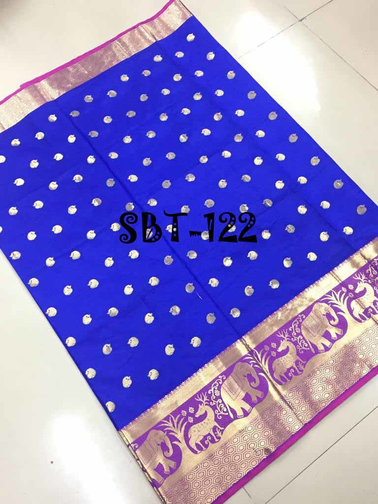 Multicolour Fancy Silk Saree