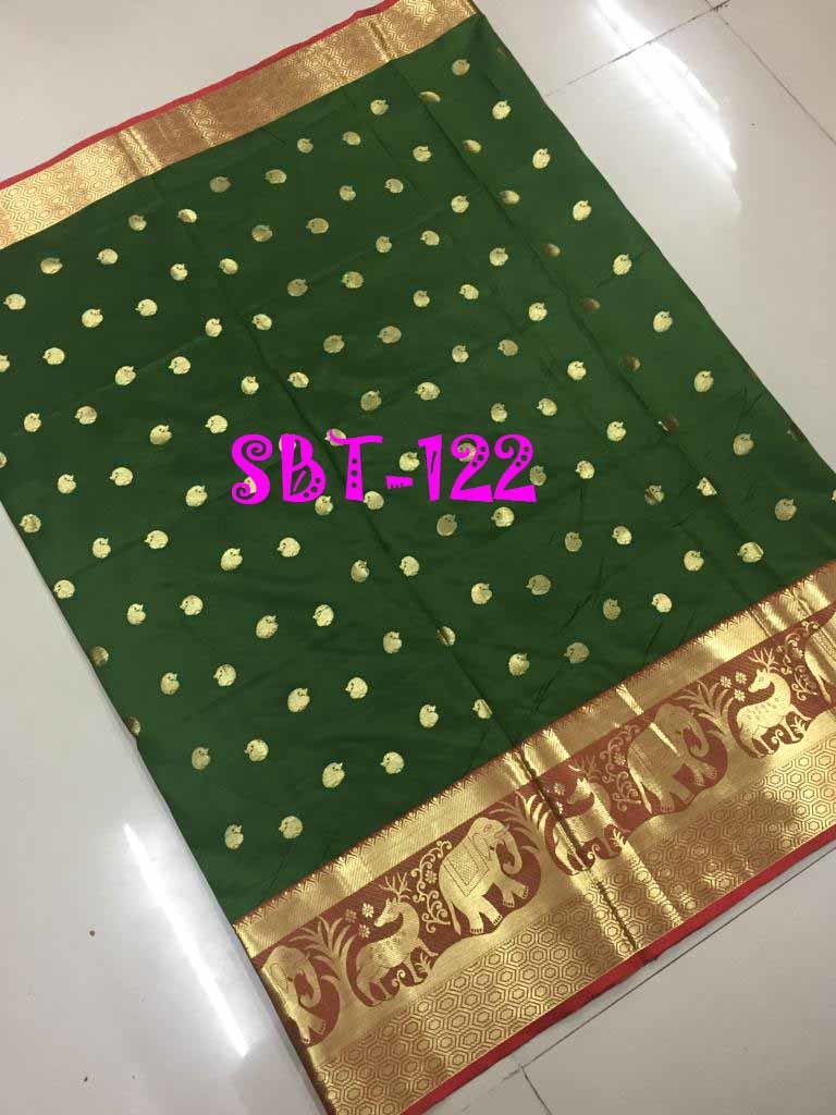 Multicolour Fancy Silk Saree