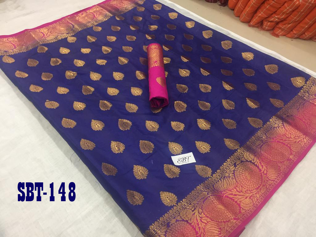 Multicolor New Flowar Border Kanchivaram Rich Pallu Design Saree