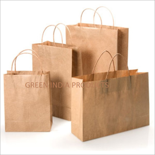 Paper Bag - Handmade, 5 Kg Capacity | Brown Color, Spacious and Durable Design