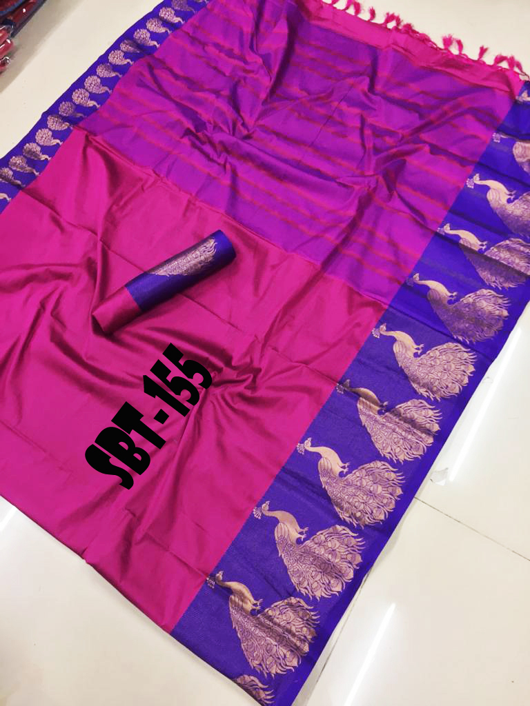 Multicolor Fancy Cotton Silk Saree