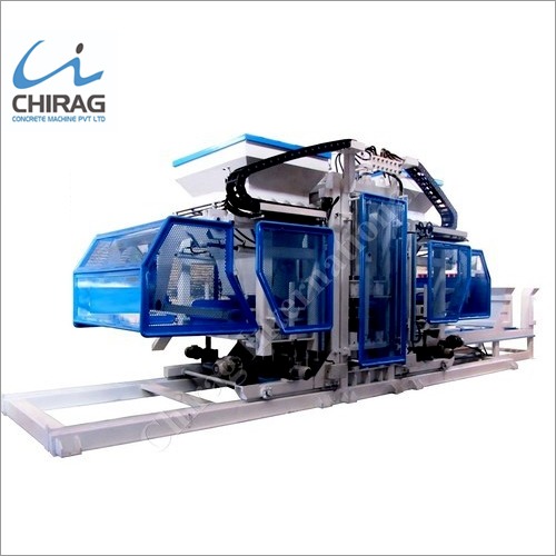 Blue Concrete Paver Block Machine