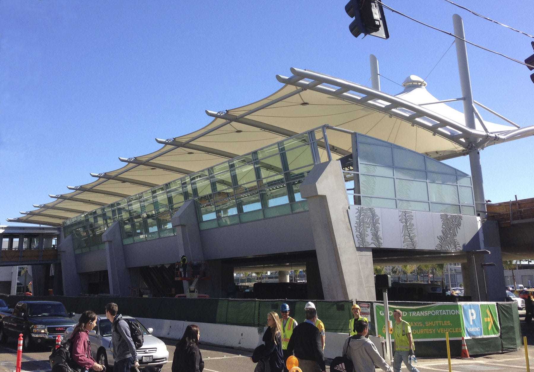 Stadium Roofing Tensile Structure - Steel Frame, White Pvc Sail Roof | One Aluminum Window, Durable Ms And Steel Materials