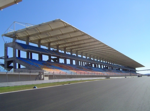 Stadium Covering Shades - Pvc Panel, 10-12 Ft, White | Prefab & Modular Design, Sturdy Steel Roof, Waterproof & Uv Protected, 6mm Wall Thickness, Easy Installation