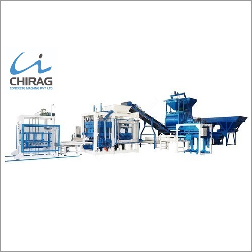 Blue Concrete Block Brick Making Machine