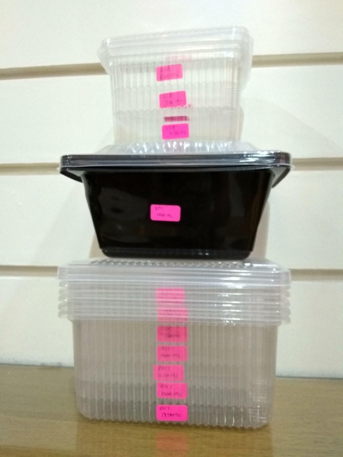 Spt Black 650ml (Salad & Pasta Tray)