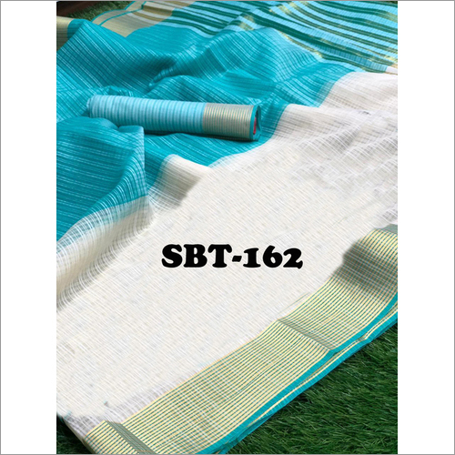 मोनिका चेक के साथ बहुरंगी नई फैंसी साड़ी