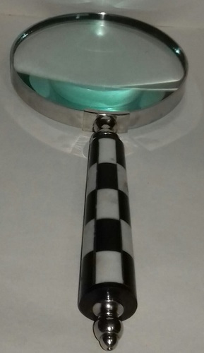 Silver Classic Magnifier Glass With Handle