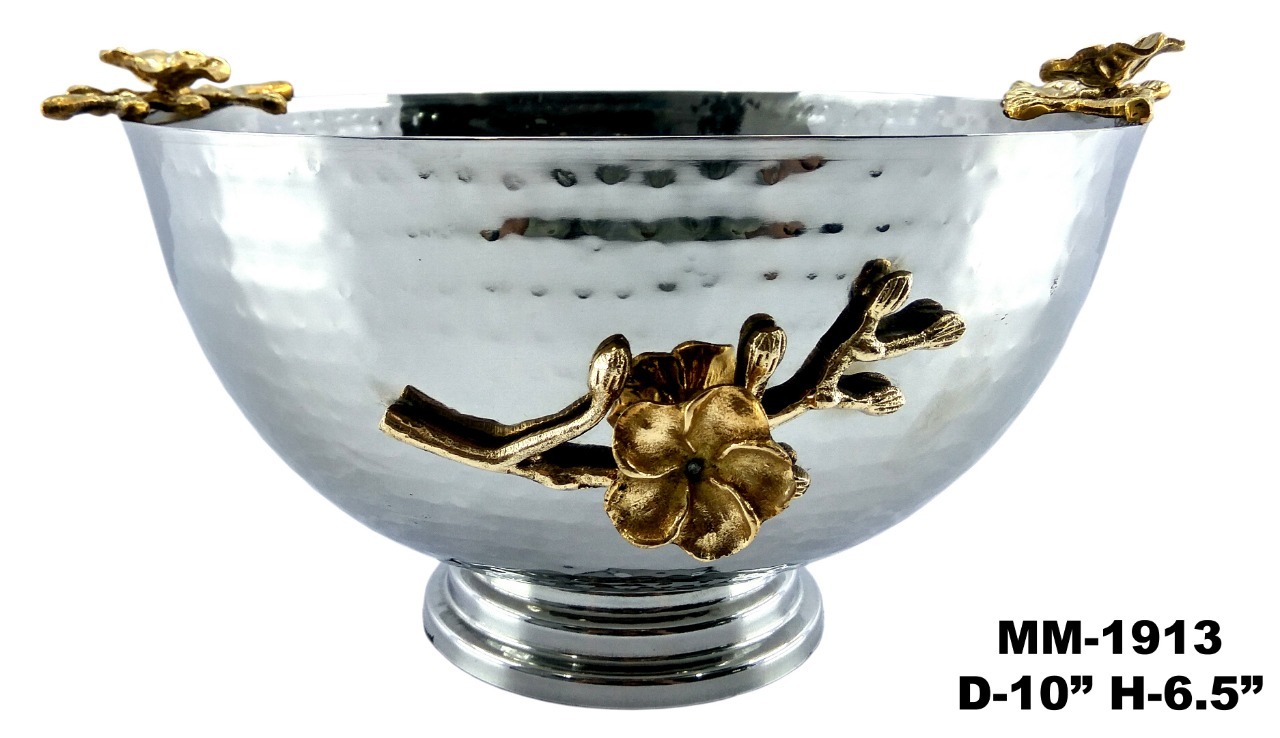 Gift Center Golden Deer Shape Brass Bowl Usage: For Home Decoration