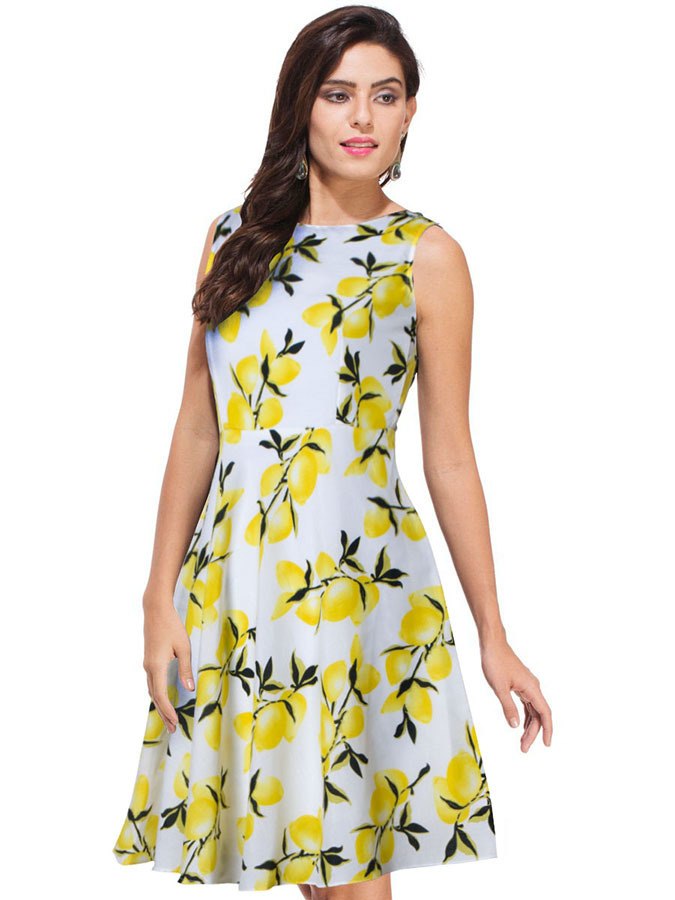 Fancy Western Top - Crochet Material, Sizes: S-xxl, Color: Yellow, Length: 36-37 Inches | Printed Pattern, Sleeveless Design, All Season Wear, Washable, No Fade