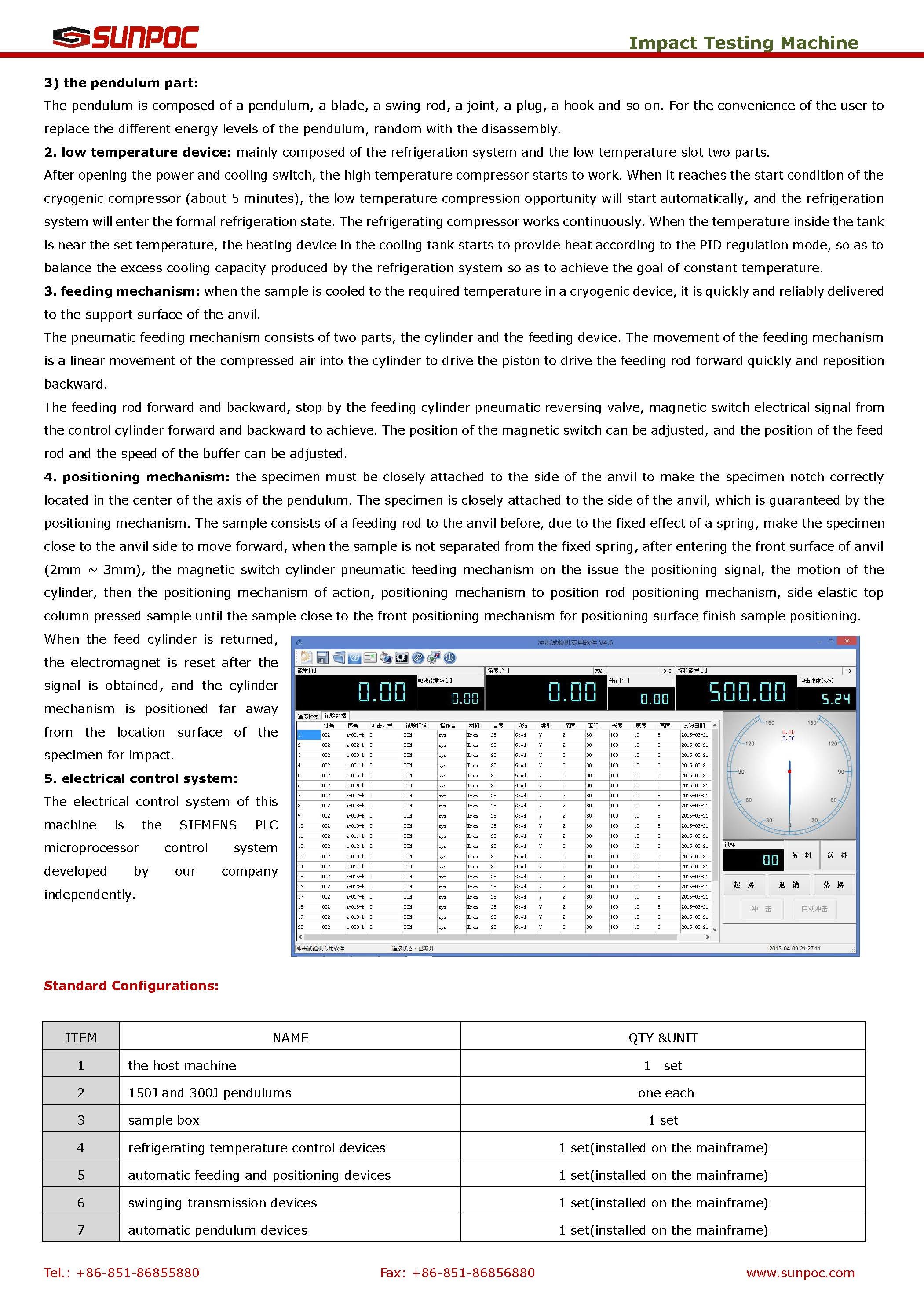 Jb-w300dy Low Temperature Microcomputer Controlled Automatic Impact Testing Machine - 300j Impact Energy, 150j Pendulum, 650kg Weight, Automated Cooling And Positioning