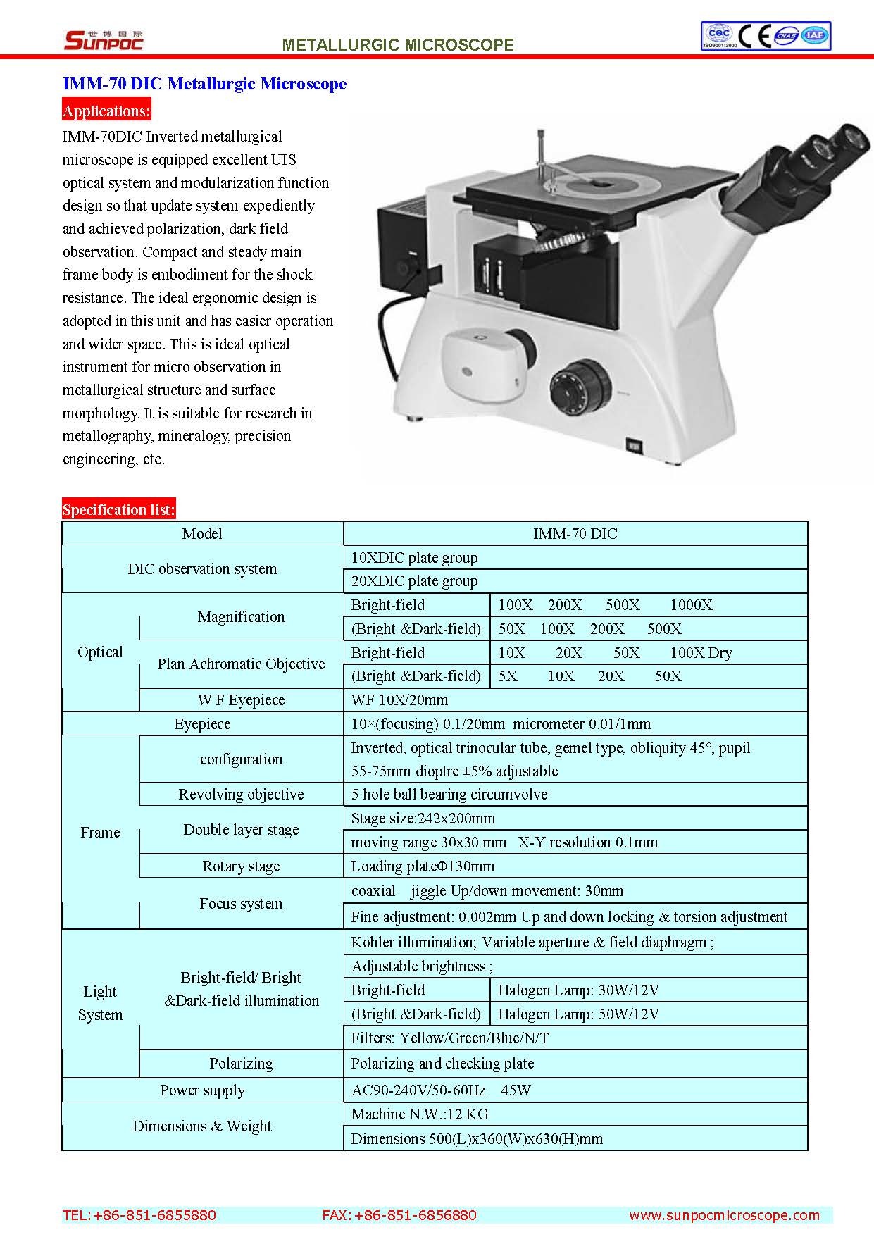 Inverted Metallurgical Microscope - Trinocular, Metallurgical Analysis Tool For Identifying Metal Structures , Suited For Research Institutes And Factories
