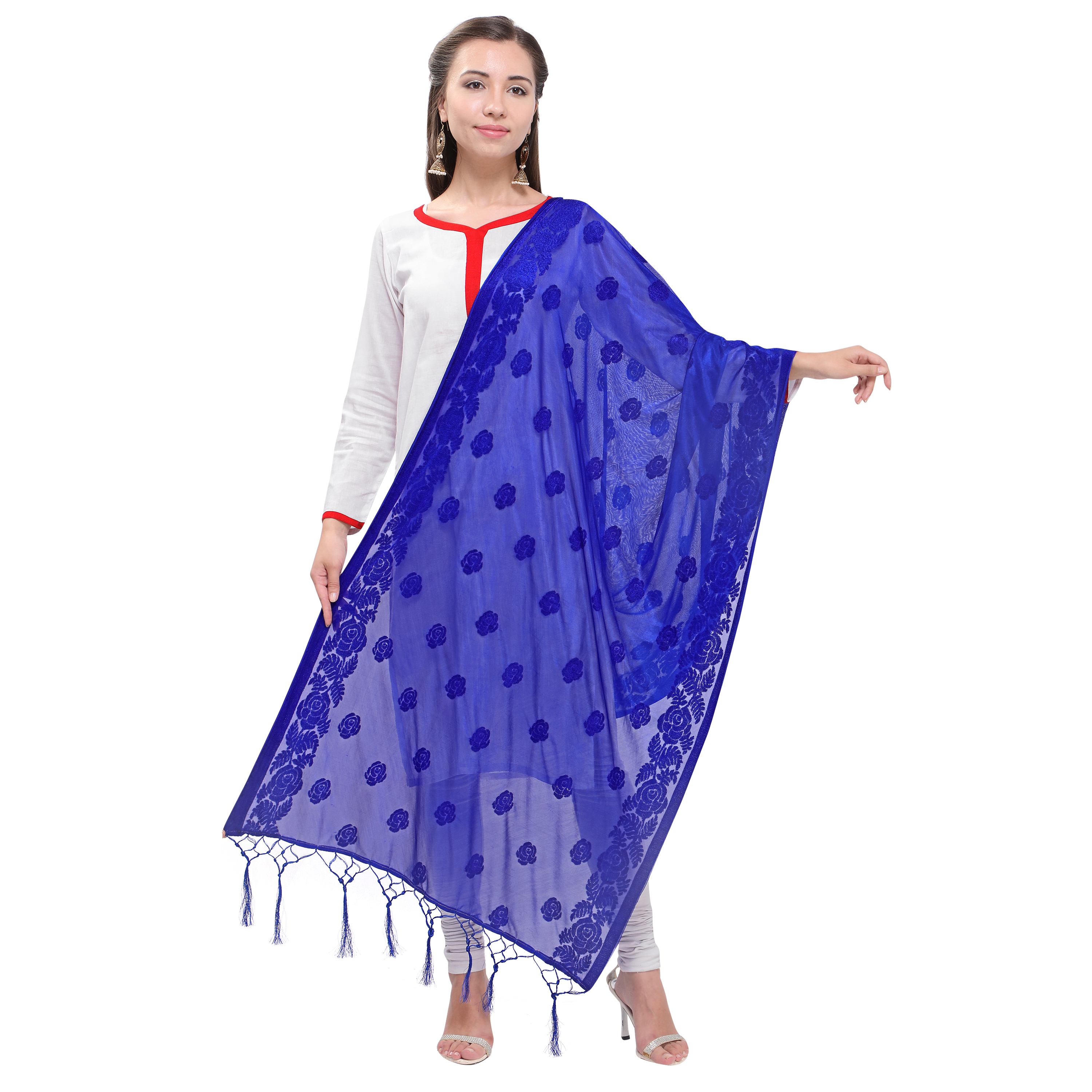 Multicolor Designer Printed Dupatta
