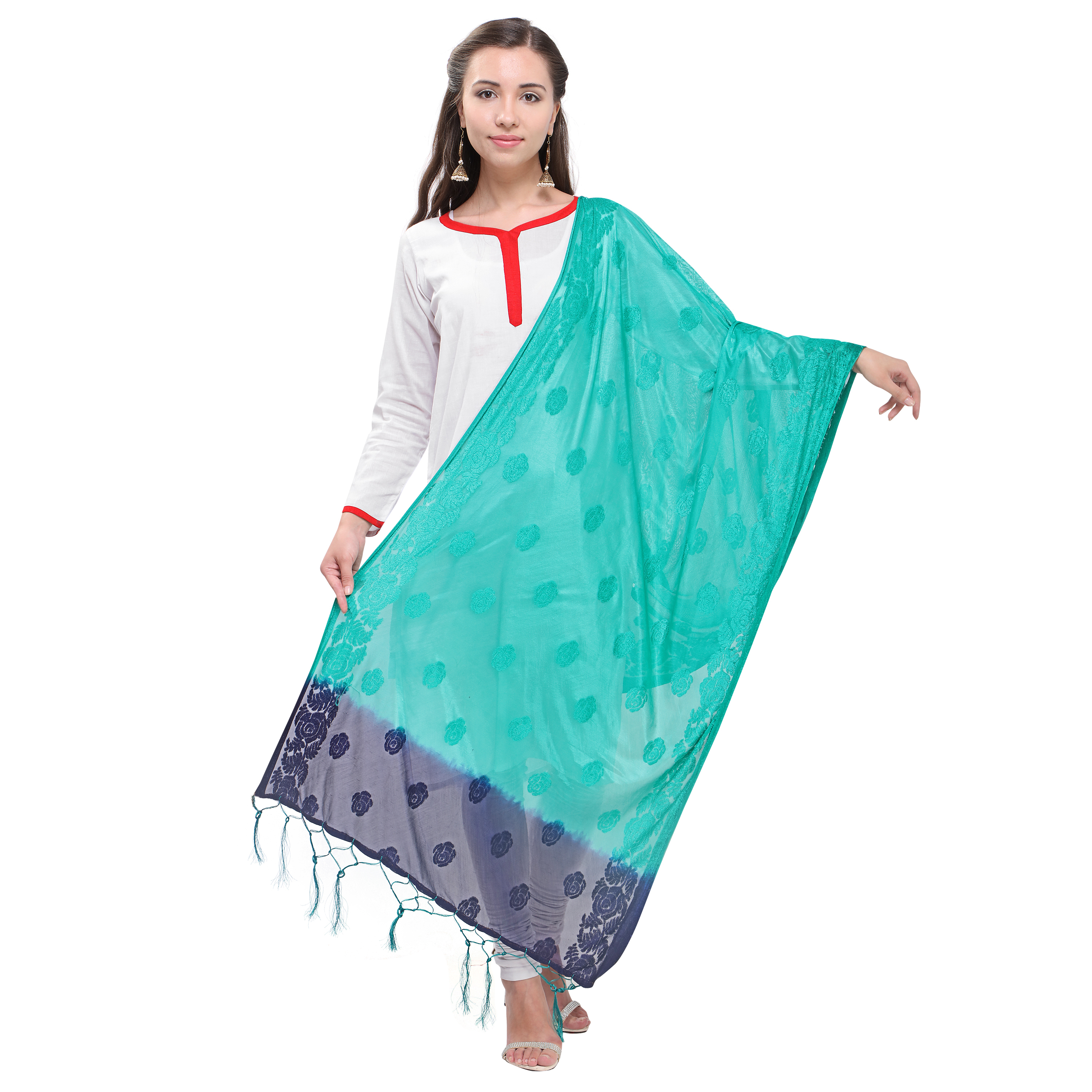 Multicolor Designer Printed Dupatta