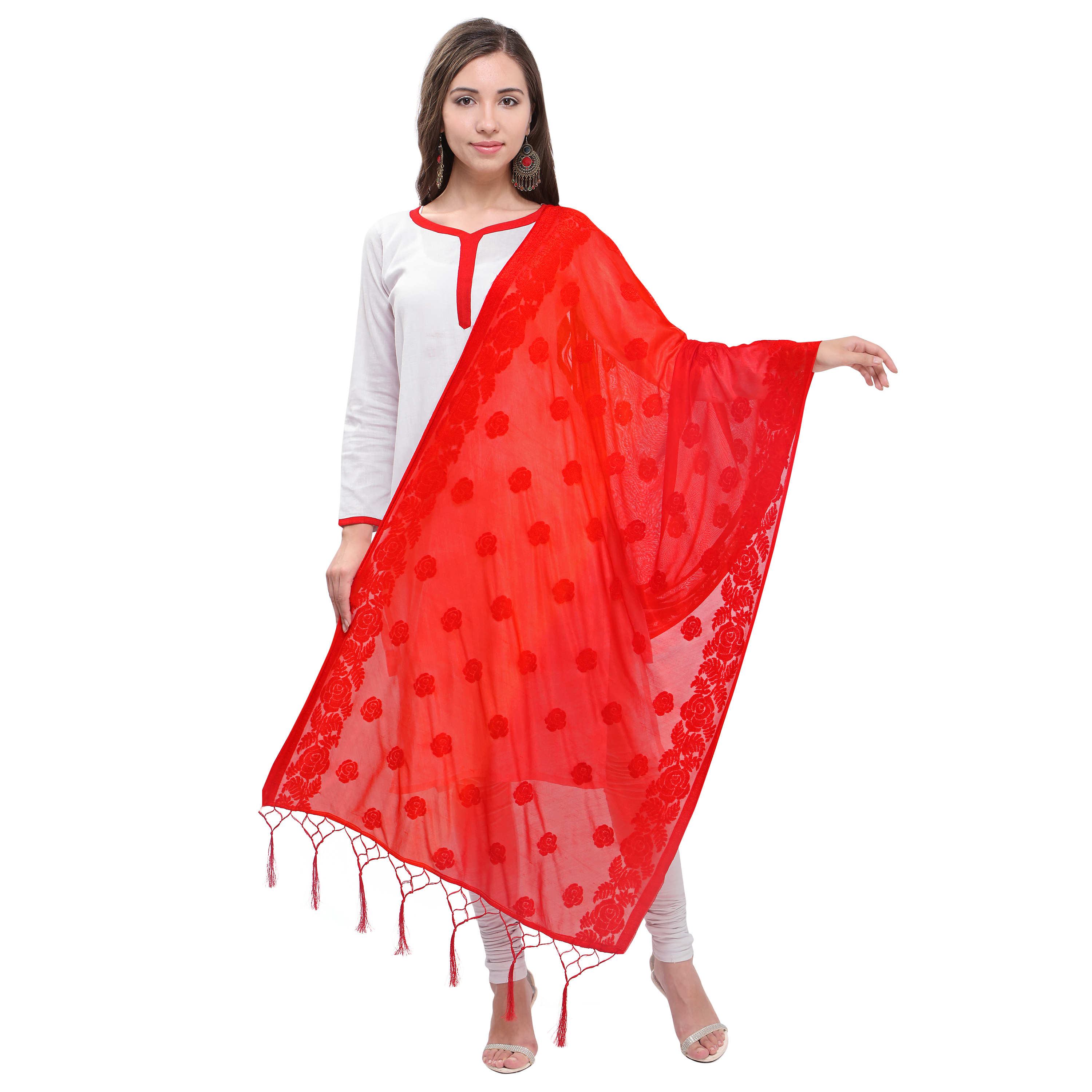 Multicolor Designer Printed Dupatta
