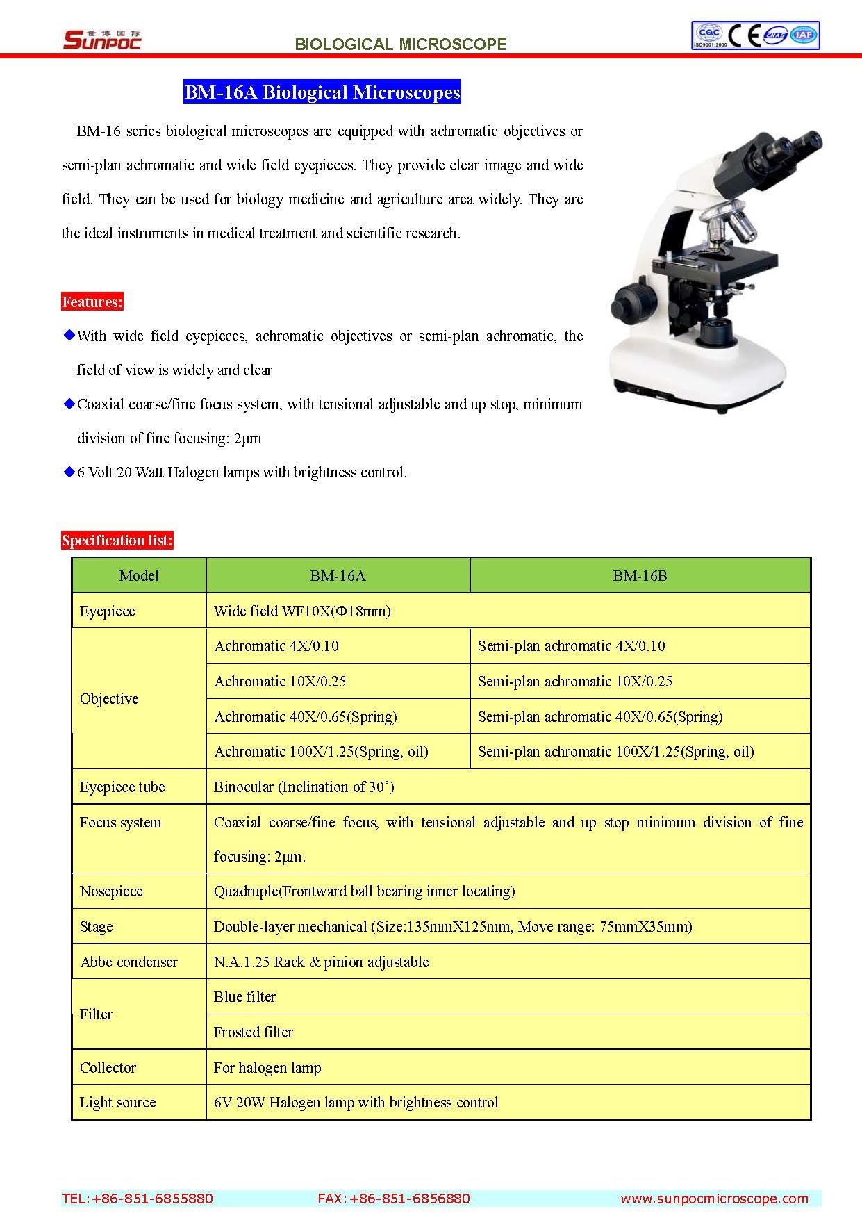 Inverted Biological Microscope