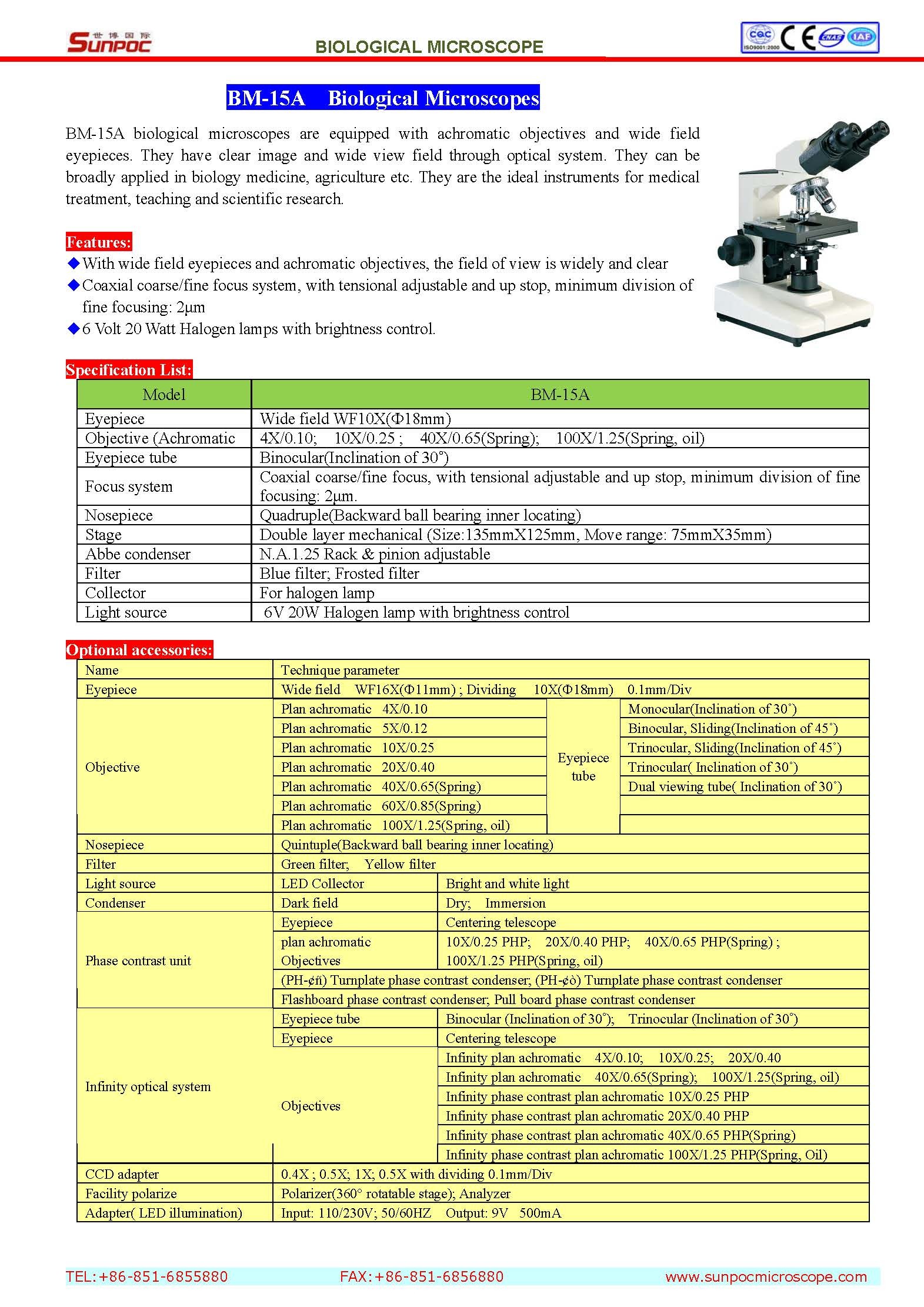 Inverted Biological Microscope