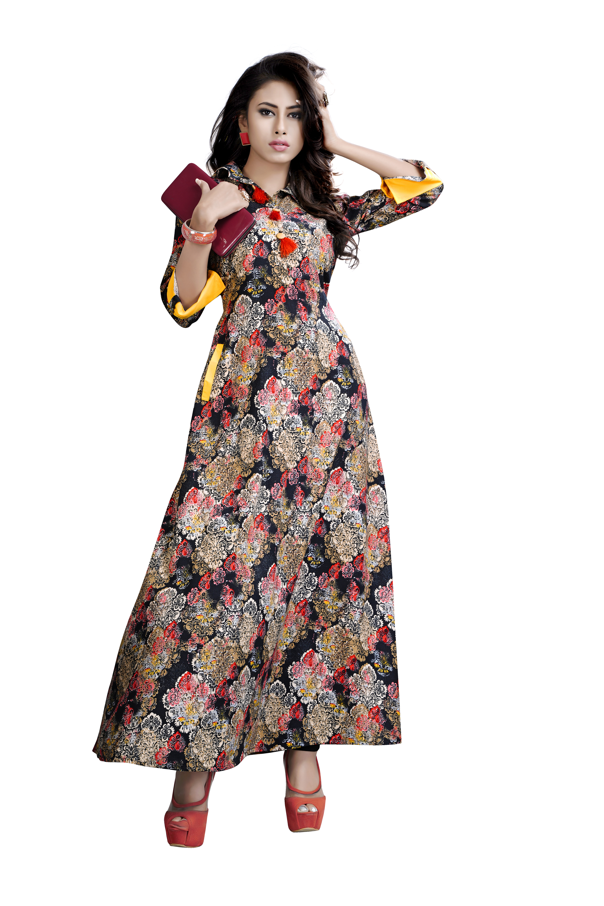Multicolor Printed Kurti