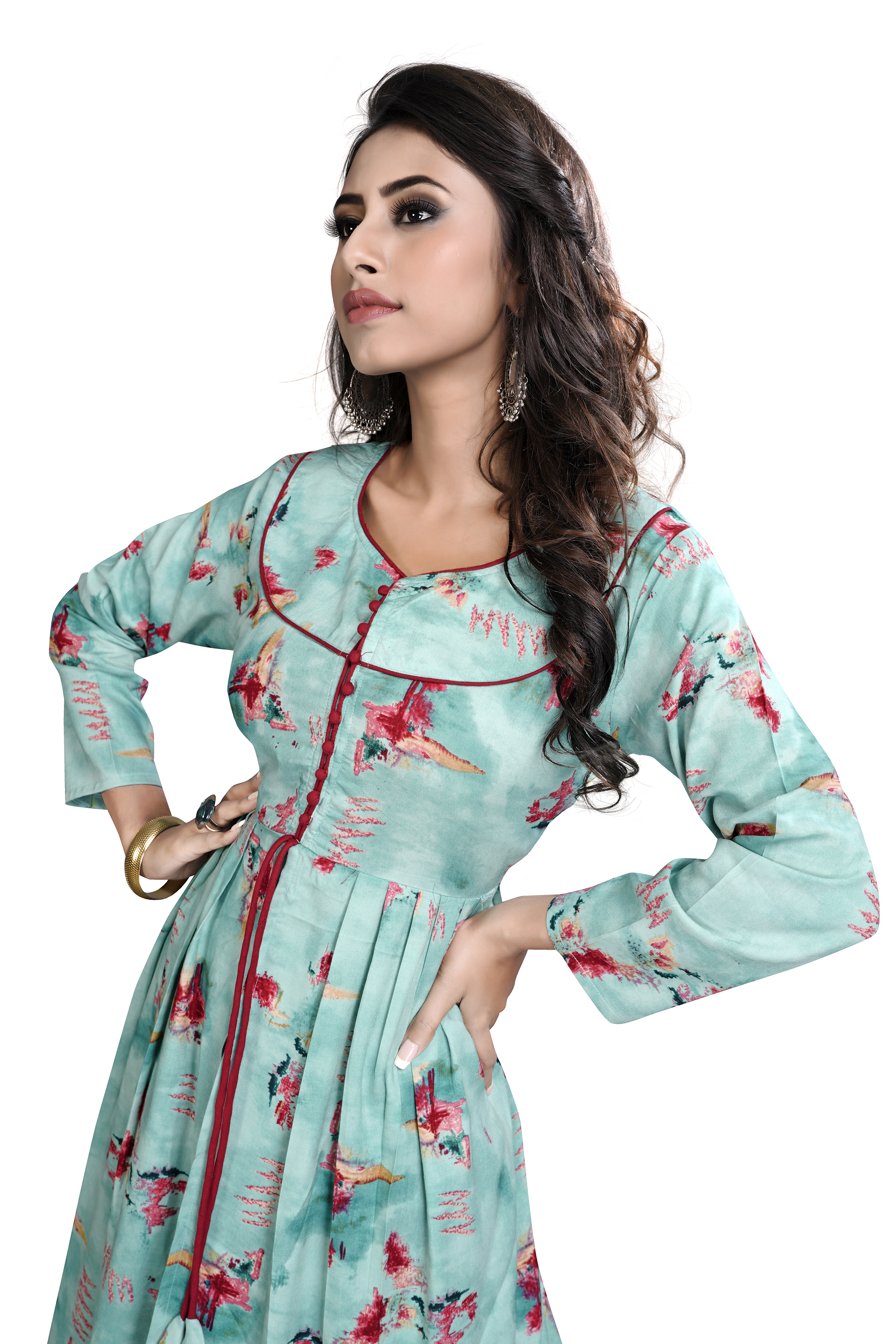 Blue Fancy Kurti