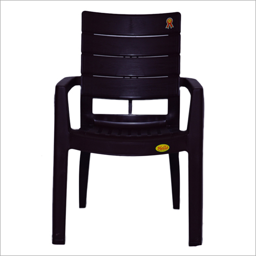 Black Plastic Chair - Lightweight, Durable Design | Comfortable Seating for Homes, Offices, Hotels, Institutes