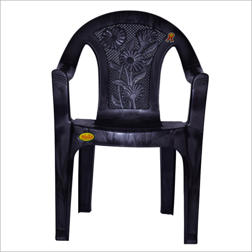 Plain Black Plastic Chair