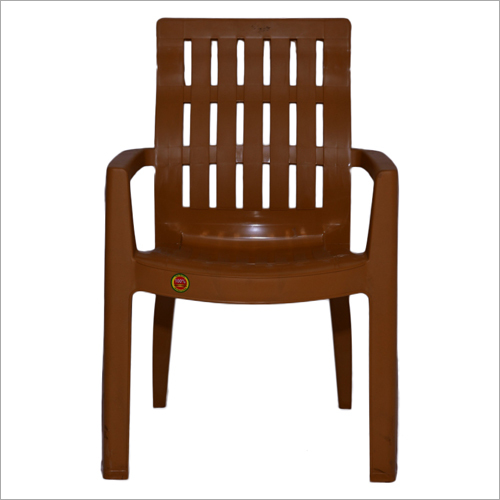 Kids Plastic Chair - 16.5"x16.5"x30" , Durable Brown Plastic with 250 lbs Load Capacity, No Assembly Required, 1 Year Warranty