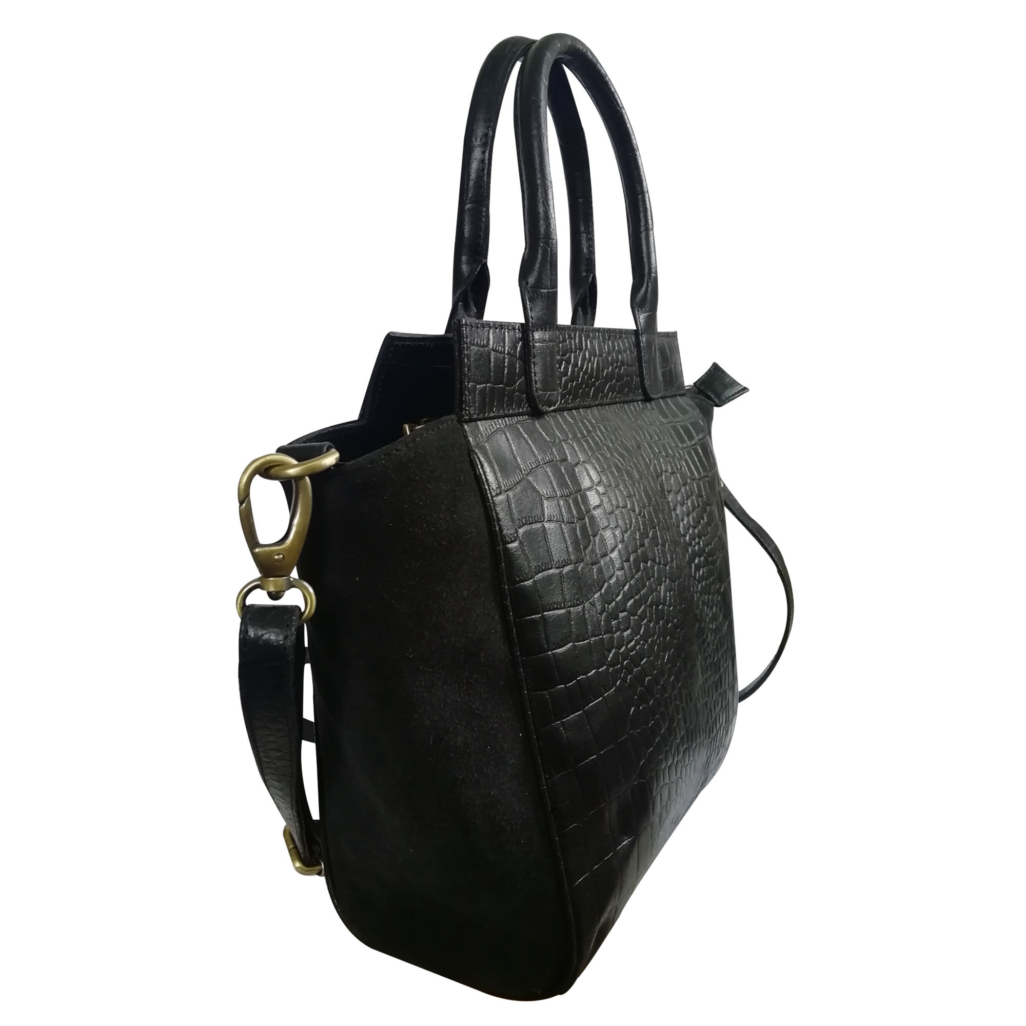 Black Women Leather Designer Shoulder Bag