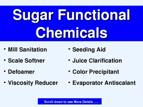 चीनी कार्यात्मक रसायन