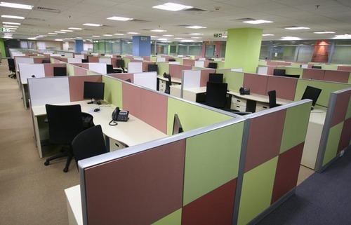 Plastic Office Interior Trunkey Projects