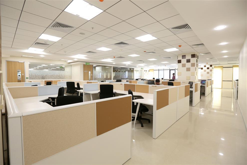 Plastic Office Interior Trunkey Projects