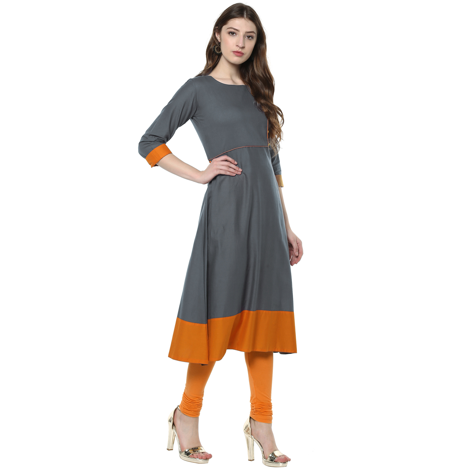 A-line Cottton Kurtis
