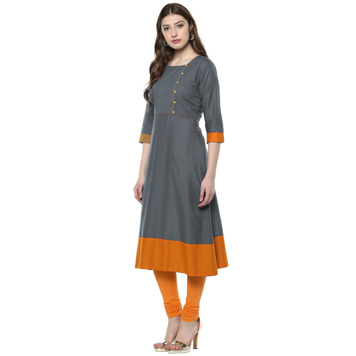 A-line Cottton Kurtis