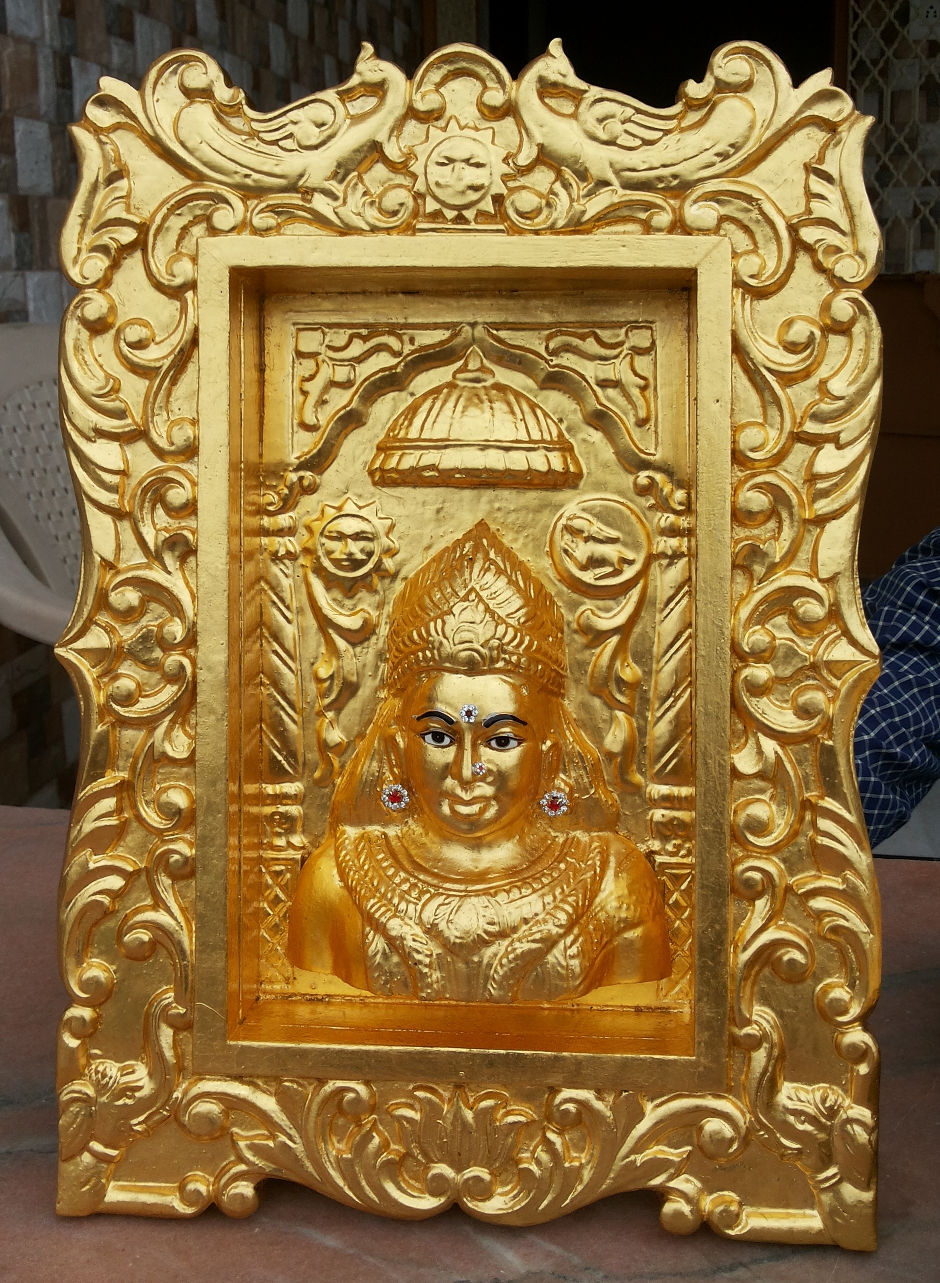 Gold Temple Frame