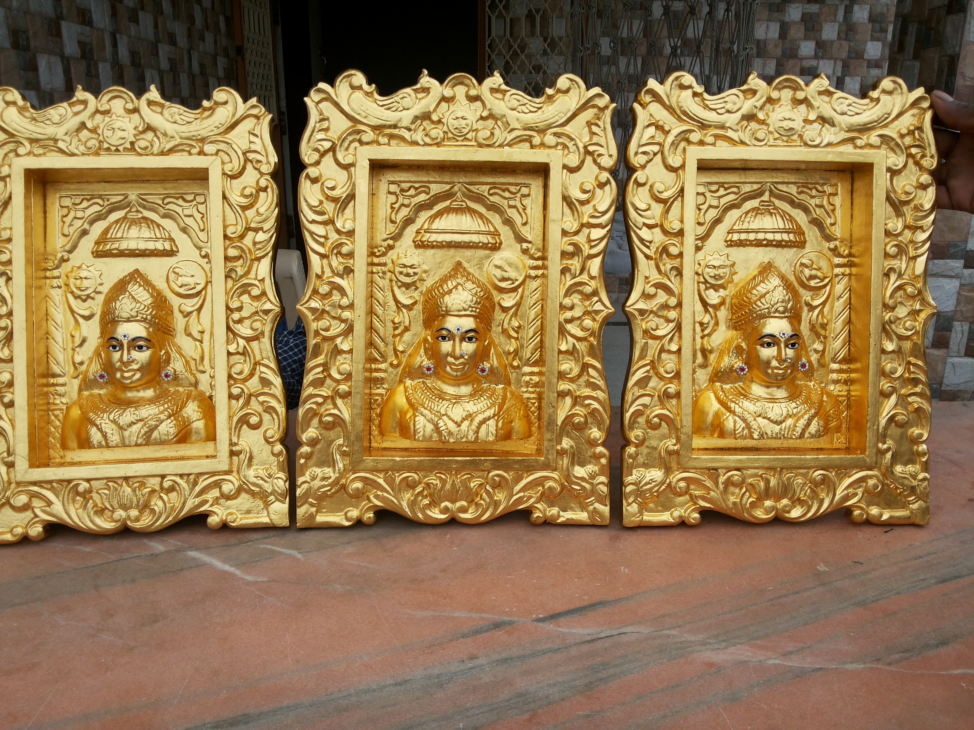 Gold Temple Frame