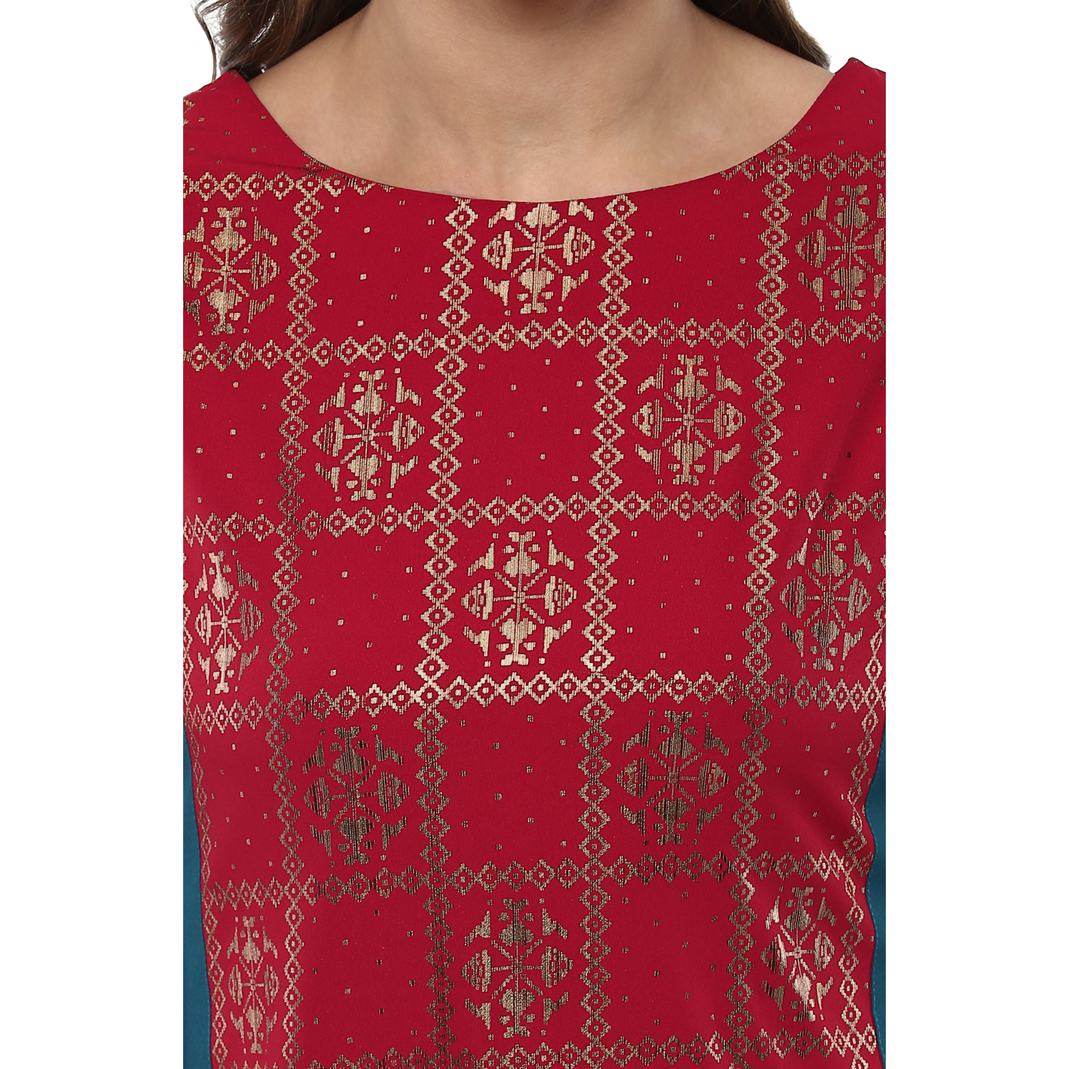 Foil Print Kurtis