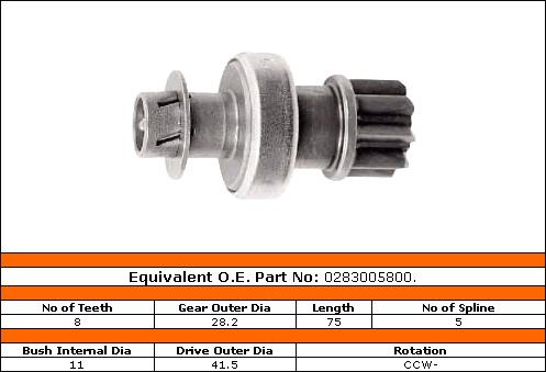 SELF STARTER DRIVE  - NIPPON DENSO