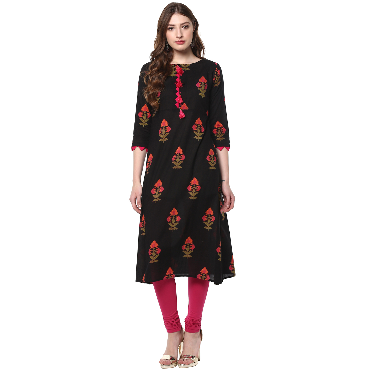 Cotton A-line Kurti