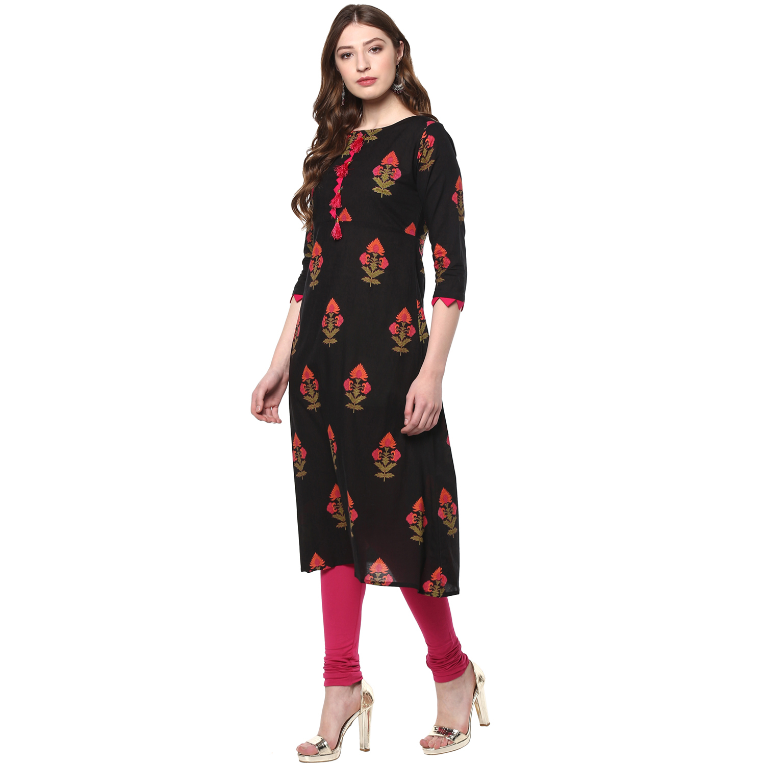 Cotton A-line Kurti