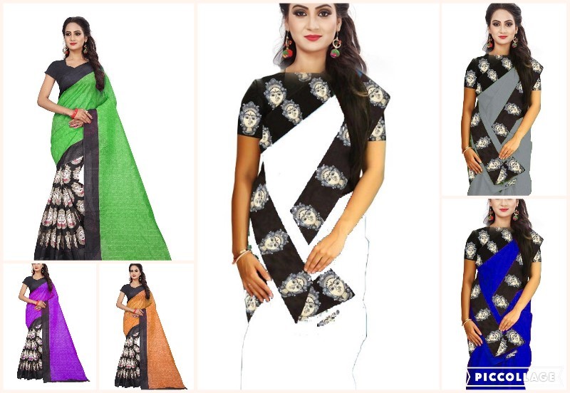 Big Border Plain Chanderi Saree - Poly Silk, Length: 5.5 Mtr, Blouse Length: 0.8 Mtr | Comfort For All Seasons, Elegant Plain Design, Versatile Colors